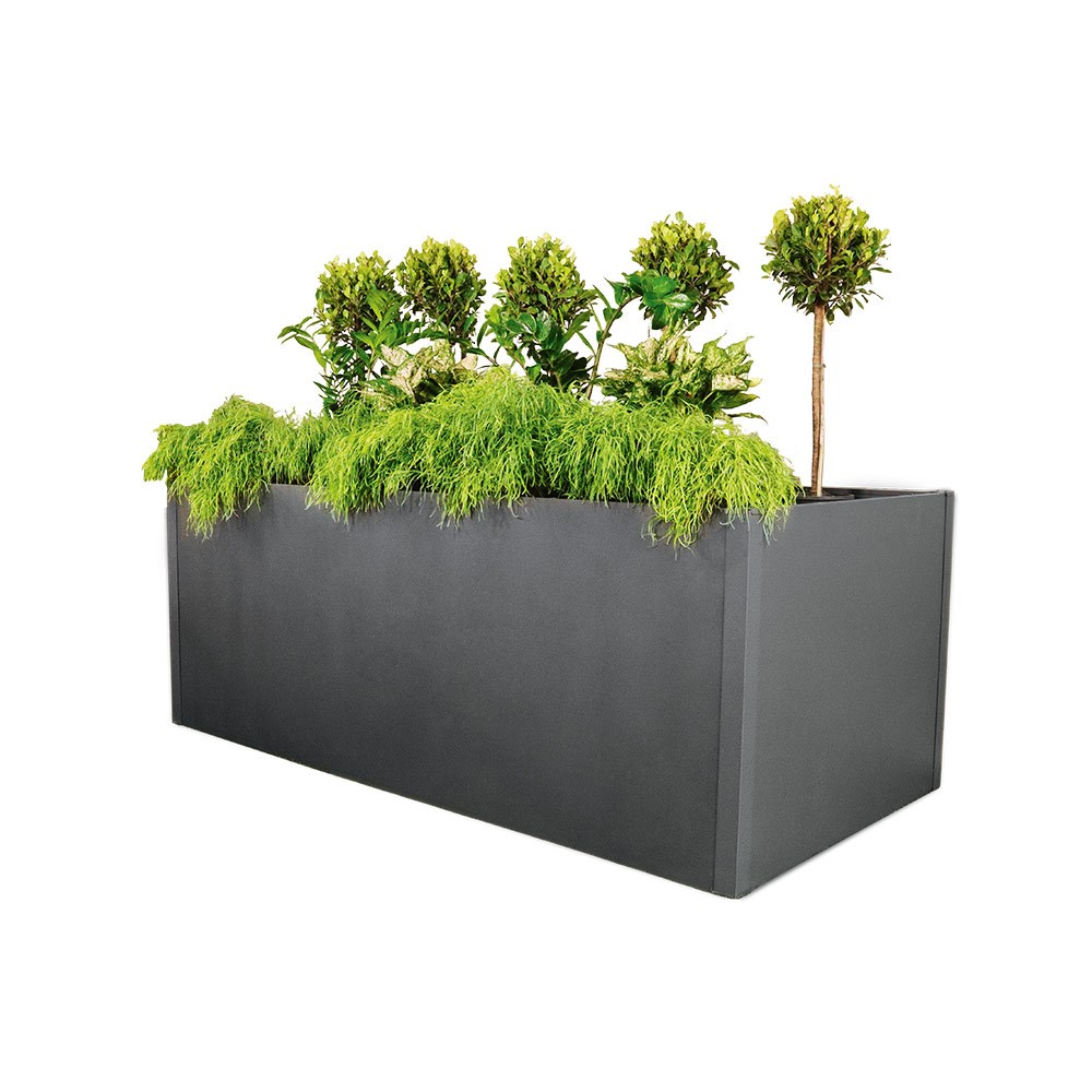 Stratco Twin Wall Raised Garden Bed Grey