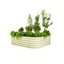 Stratco 9-In-1 Modular Raised Garden Bed Cream