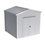 Domestic Gable Roof Shed Stubbie 3.16 x 3.16 x 2.4m Gable End PA Door Zinc/Al