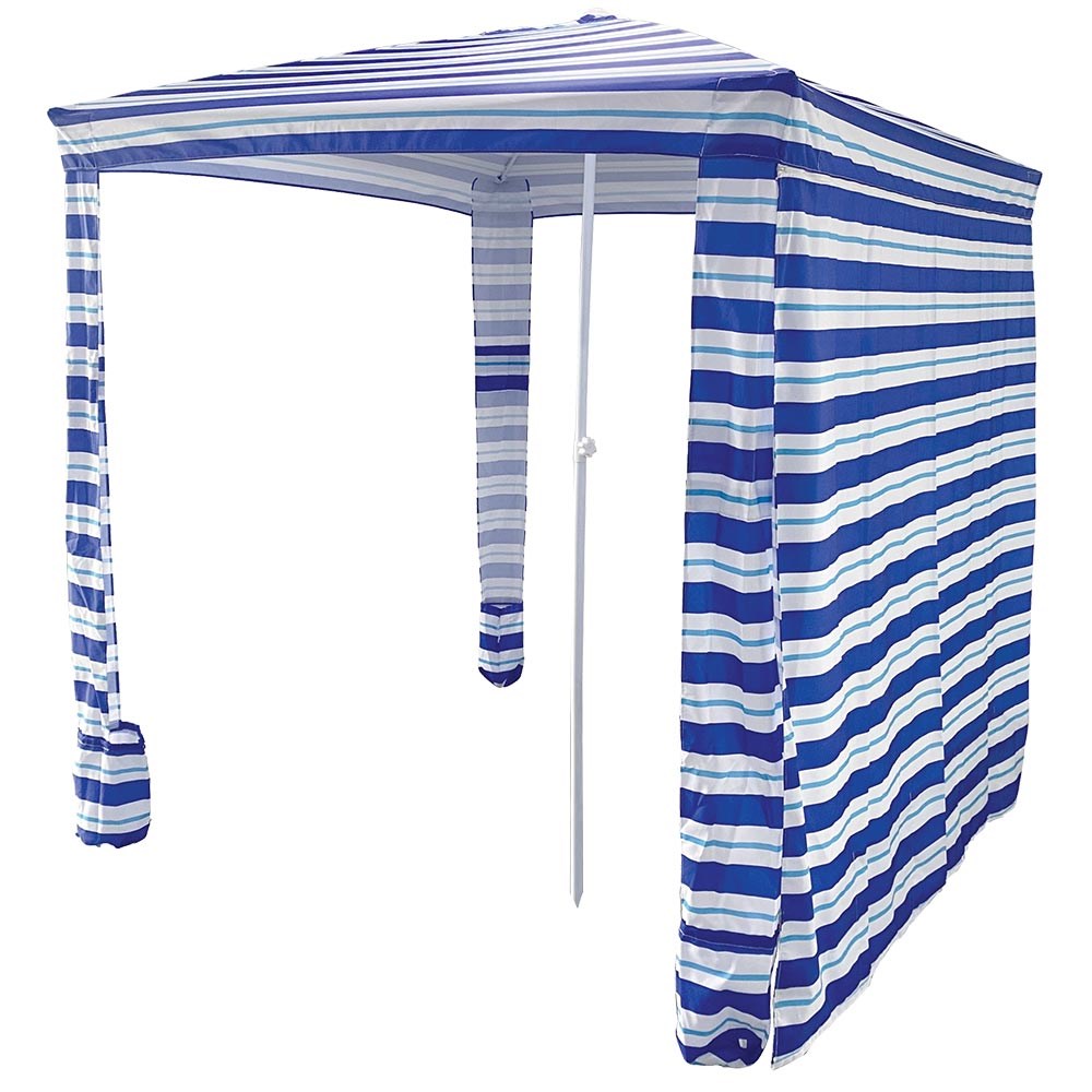 Cabana Beach Shade With Wall Panel 1.8m x 1.8m