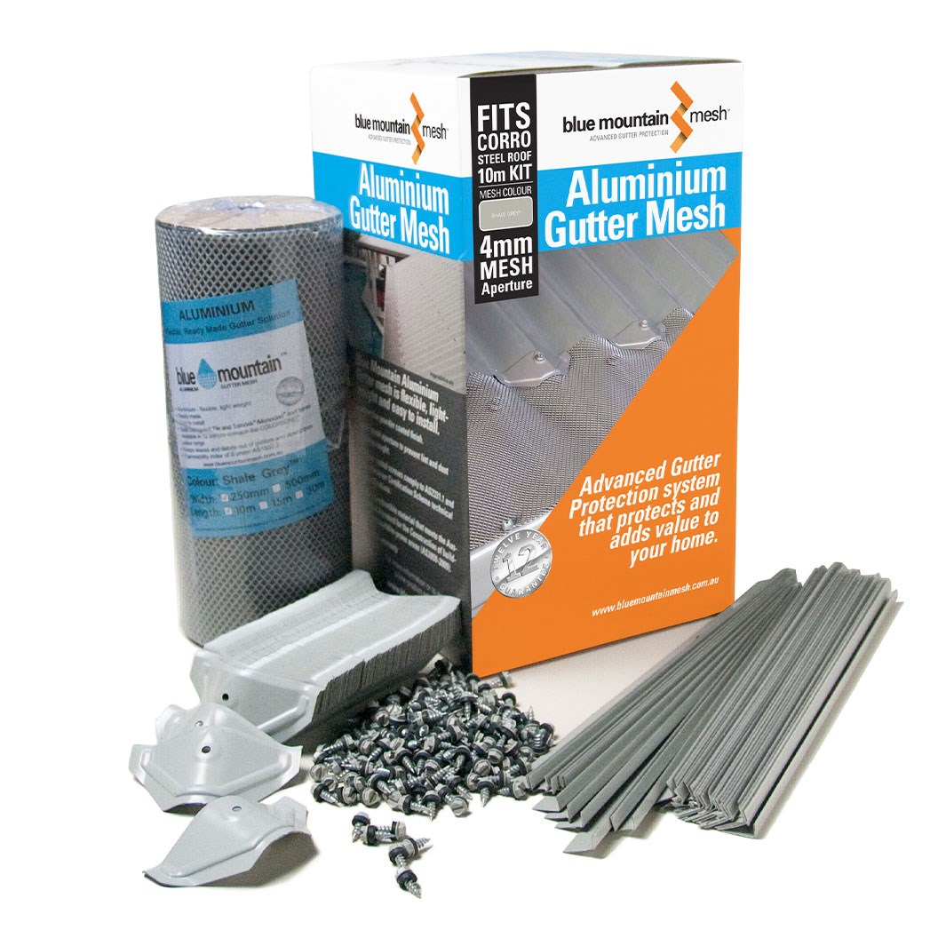 Aluminium Gutter Guard Mesh Granite CGI 10m Kit