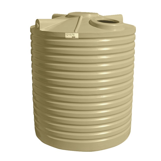 Poly Water Tank 5000L Banyan Brown