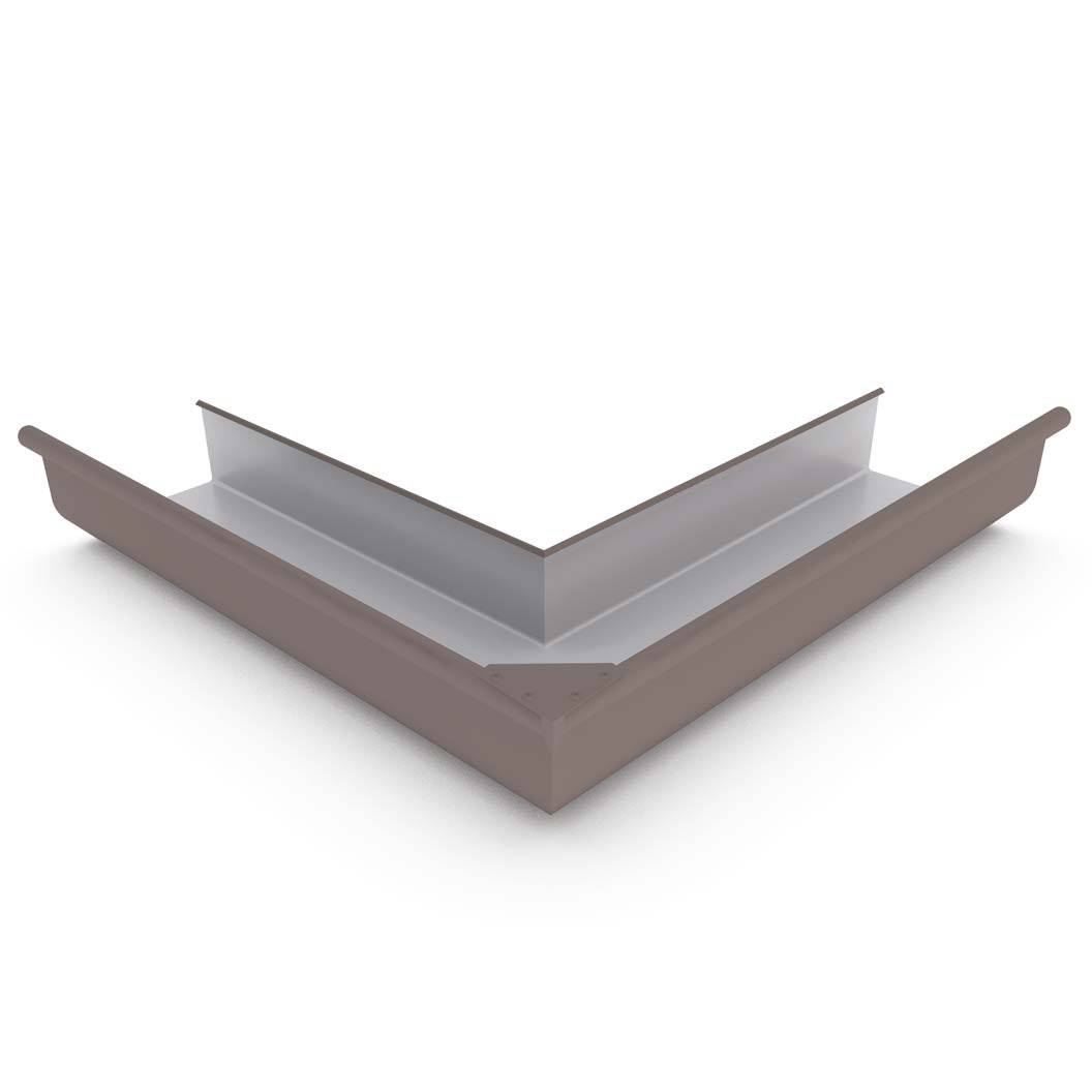 Quad Gutter 175 External Mitre Banyan Brown