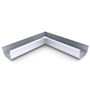 Quad Gutter 175 Internal Mitre Zinc/Aluminium