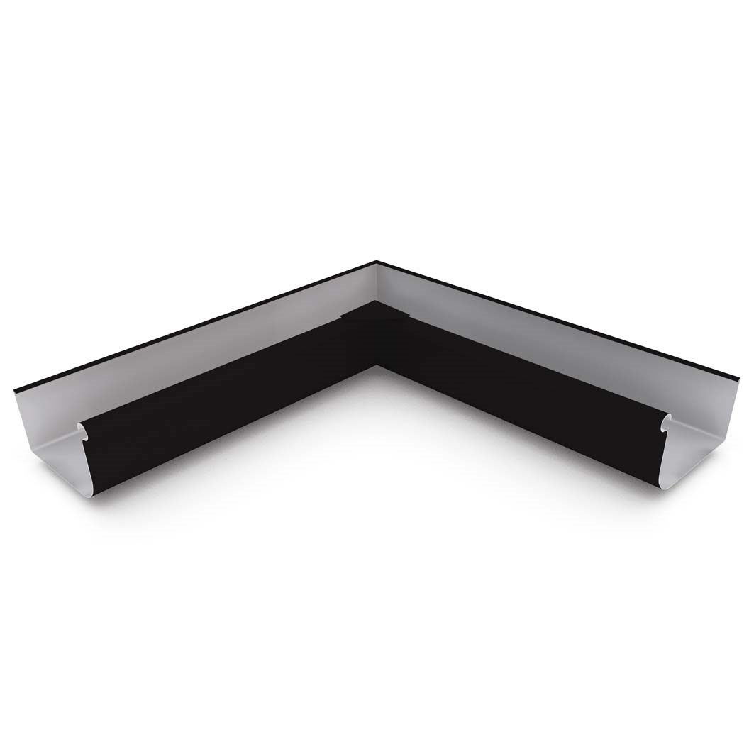 Quad Gutter 175 Internal Mitre Ebony