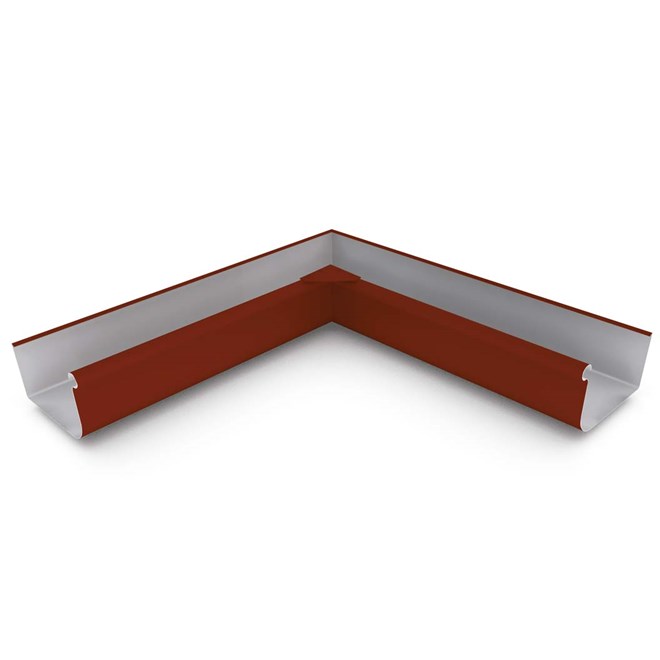 Quad Gutter 175 Internal Mitre Heritage Red