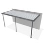 Sanctuary® Patio 3x6m Galvanised Attached Wind Speed 33