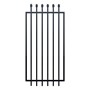 Squash Top Fence Gate 975 x 2100mm Black