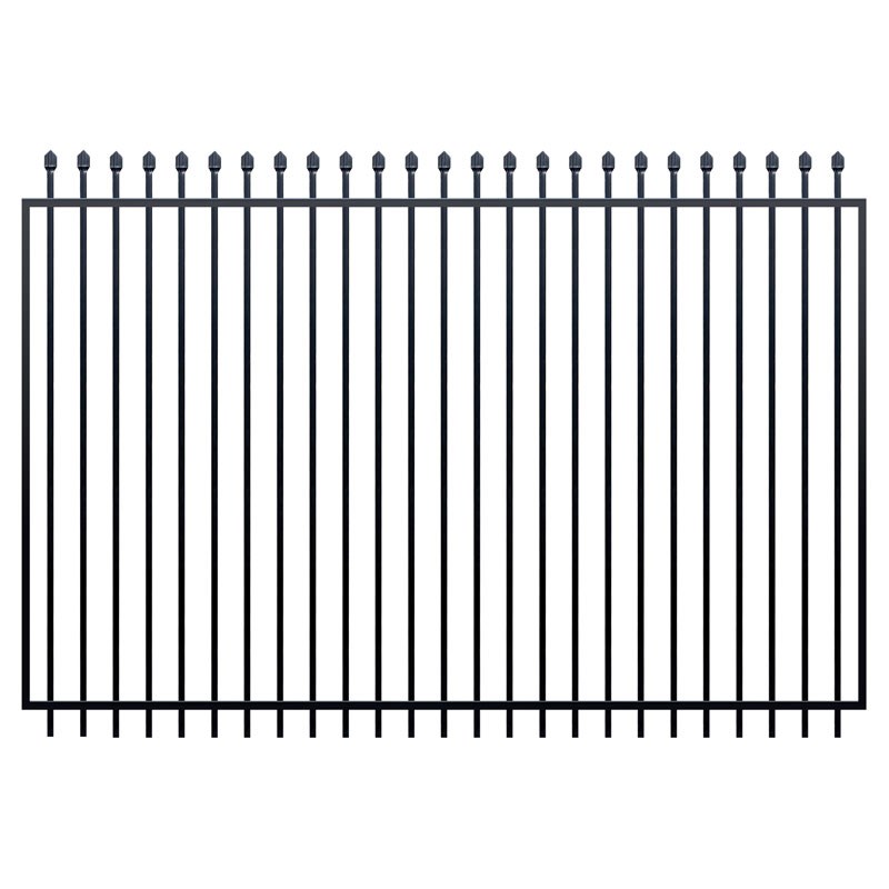 Squash Top Fence Gate 2450 x 2100mm Black