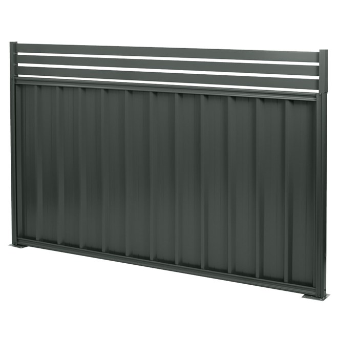 Good Neighbour Screen Top Slats Slate Grey 3 Pack