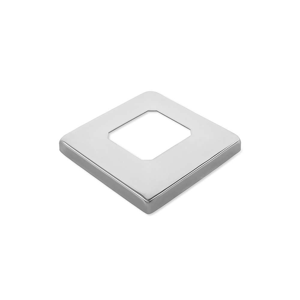 Domical Cover Base Plate Square Polished