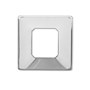 Domical Cover Base Plate Square Polished