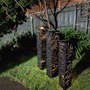 Black Jungle Steel Solar Towers 2 Pack - Large