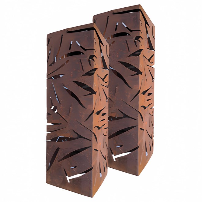 Sekit Mountable Solar Jungle Tower Small 2 Pack Rust