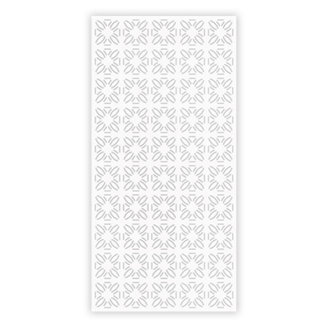 Flo Breeze Off White Decorative Screen 1800x900mm