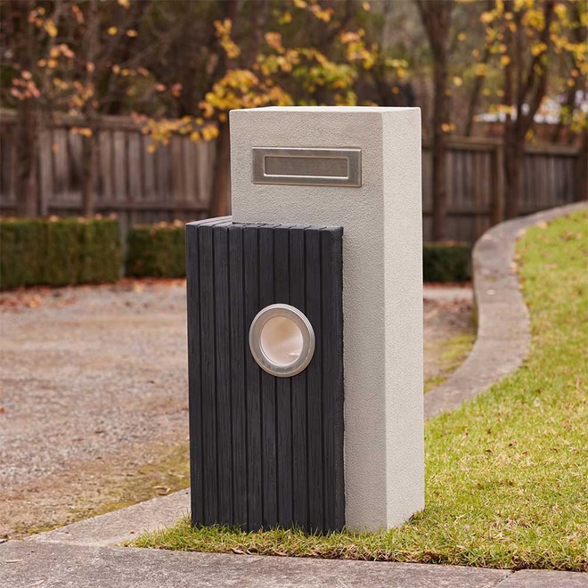 Maverick Sand Pillar Letterbox