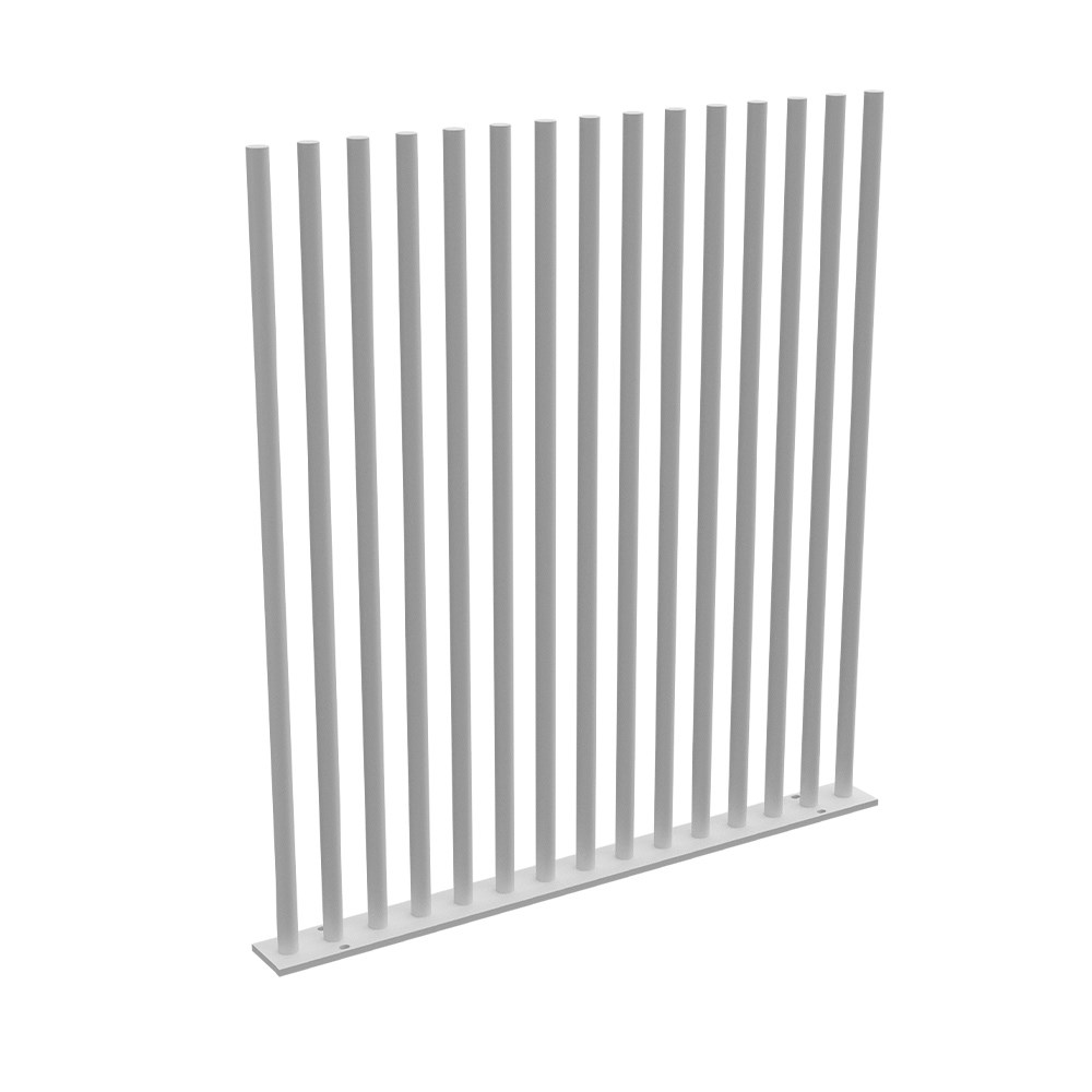 PIK Fencing Panel 1200mm x 1280mm Pearl White