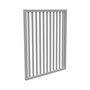 PIK Fencing Gate 975 x 1200mm Pearl White