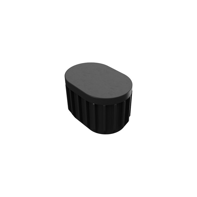 PIK Fencing Base Plate Plug Black 10 Pack