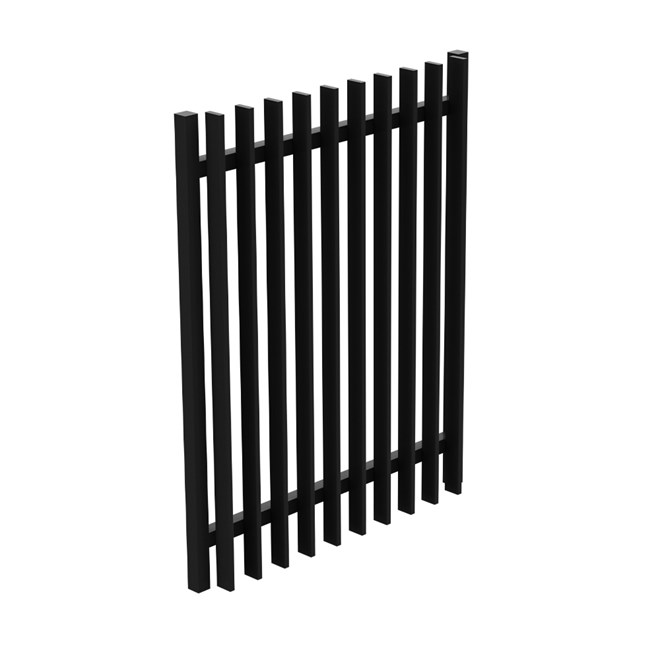 BLADE Aluminium Gate 975mm x 1200mm Satin Black