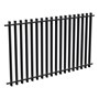 Barr Fencing Panel 1200mm x 2205mm in Satin Black