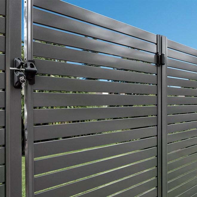 Ezi-Slat Gate Kit 10mm 1000mm Black