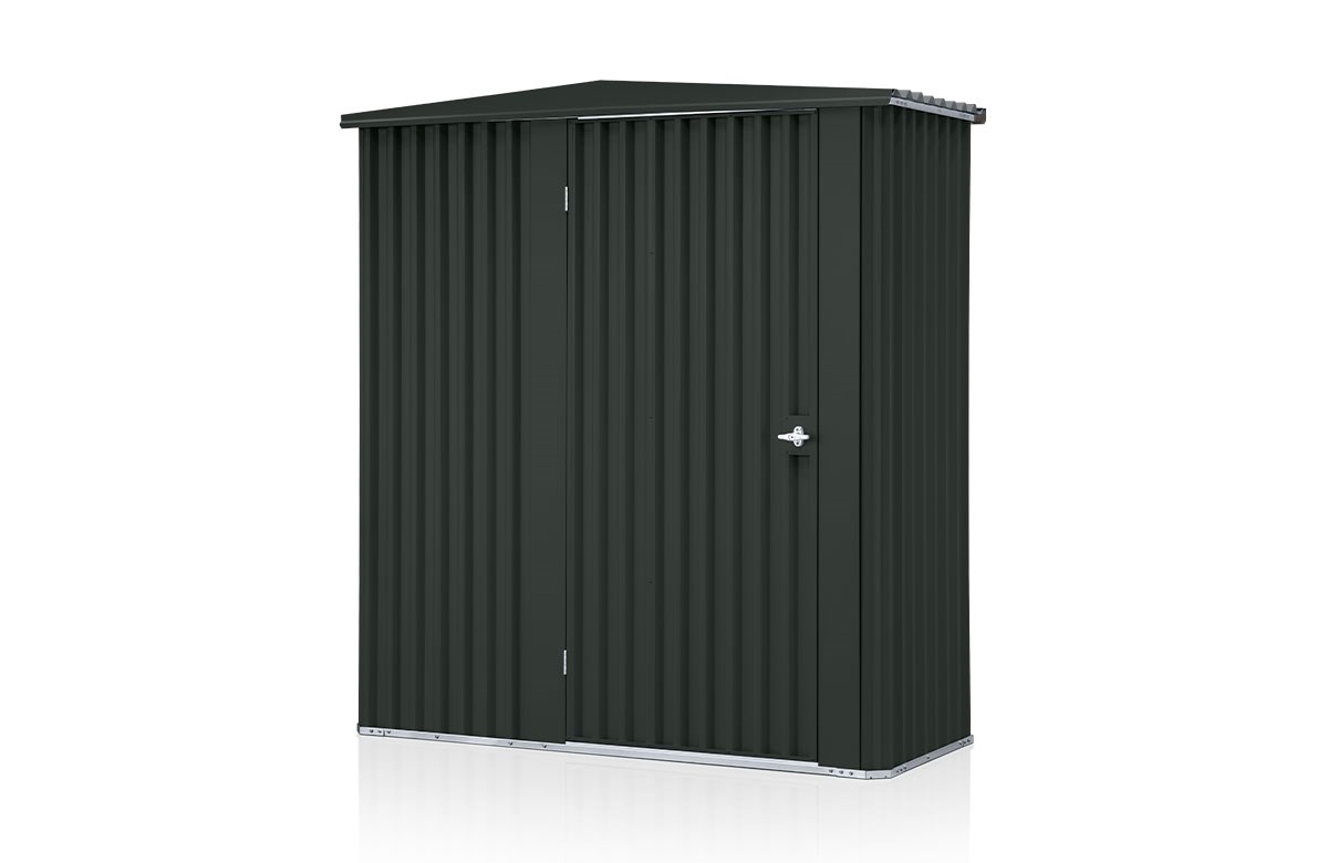 Handi-Mate Hinged Door Shed HM1 Gun Metal Grey