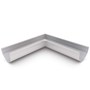 Smoothline Gutter Internal Mitre Slotted Gull Grey