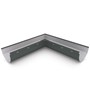 Smoothline Gutter Internal Mitre Slotted Slate Grey