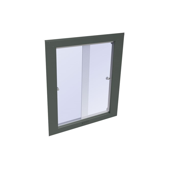 Shed Sliding Window Slate Grey