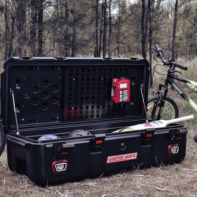 Slimline Adventure Cargo Case Black 124L