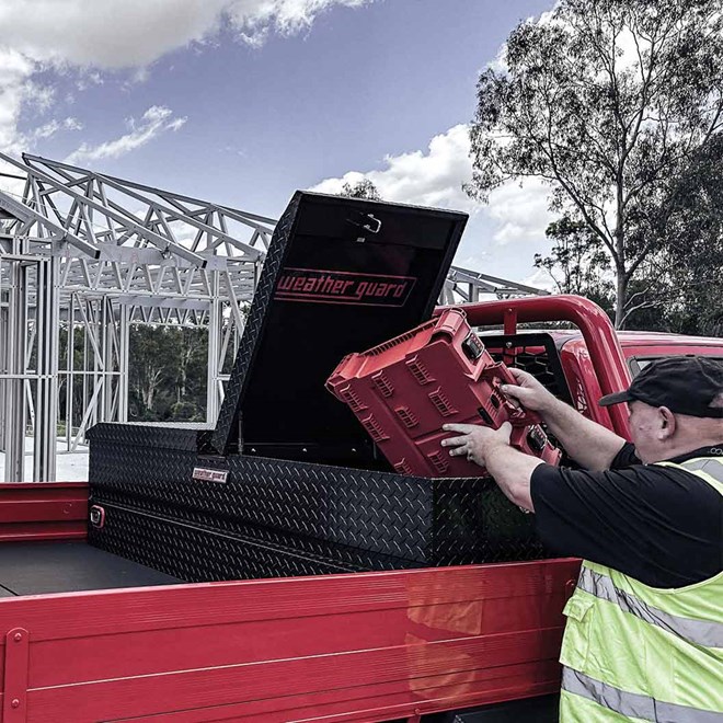 Gull Wing Ute Box Gloss Black 351L