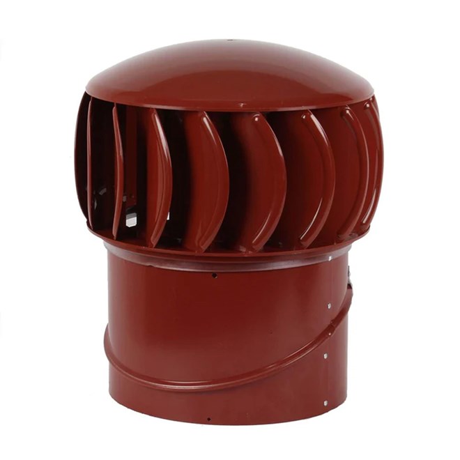 SupaVent Turbine Roof Vent Heritage Red 250mm