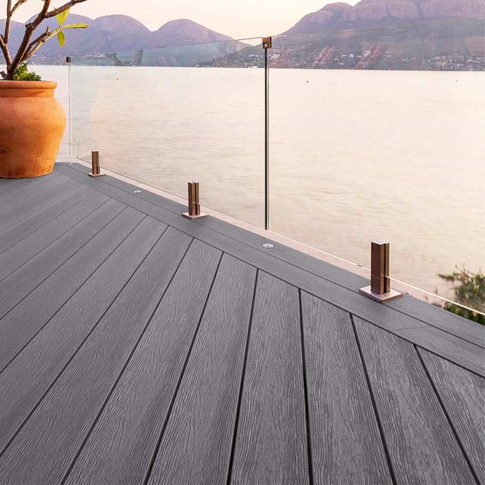 Eva-Last Infinity Starter Composite Decking Board Concrete Grey 5450mm