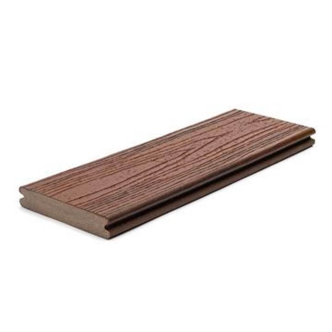 Trex Transcend® Lava Rock Grooved Composite Decking Board 140x25mm