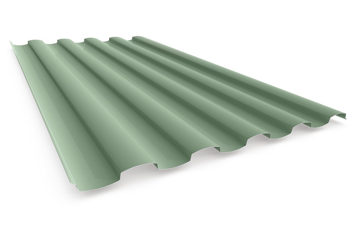 Wavelok Fence Sheet Premium .35mm BMT Mist Green