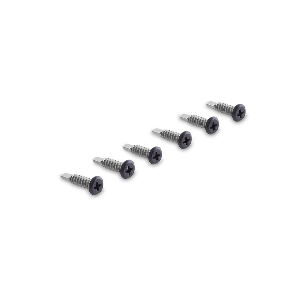 Ezi-Slat Wafer Tek SDT Screw 25mm Gun Metal Grey